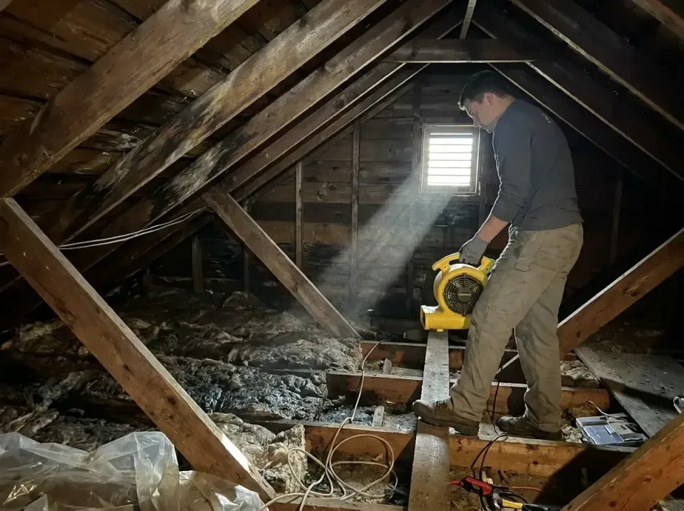 attic-water-damage-drying-proc-007 — frequently asked questions, Emergency Water Extraction & 24/7 Flood Response in Welch,…